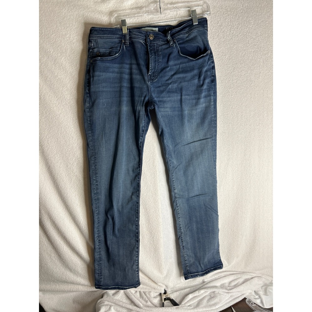 Liverpool Los Angeles Mens Pablo Eco Logical Straight Leg Jeans Blue 36W 32L